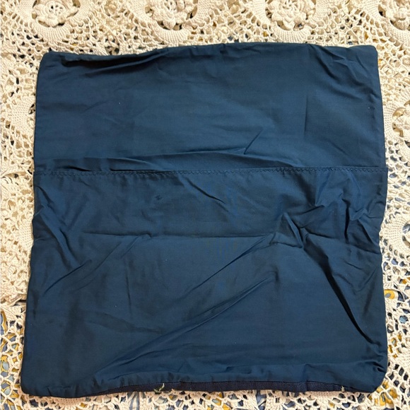 Merry Christmas Tapestry Pillow Sham Navy 16” x 16” - Picture 5 of 5